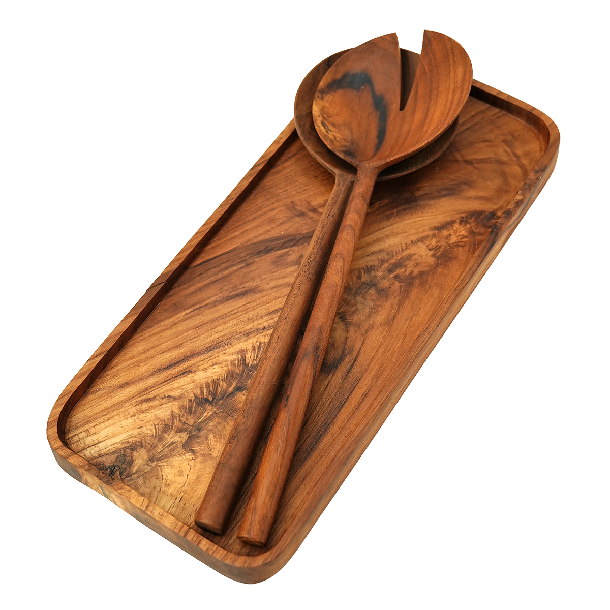 Balizen Direct from Bali - Wholesale Decorative Plate/Dish/Bowl - New | Teak Wood Rectangular Dish2