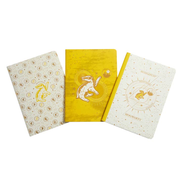 Collection de carnets cousus Harry Potter : Hufflepuff Constellation (lot de 3) pour la vente par Insight Editions - #1 Pop Culture Publisher