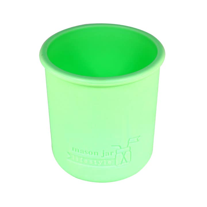 Mason Jar Lifestyle - Vente Housses de boisson - Manchon en silicone pour bocaux Mason d'une demi-pinte à bouche régulière de 8 oz34