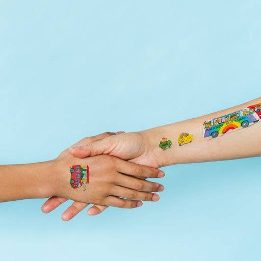 Tattly - Wholesale Temporary Tattoo - Kids - Things That Go RS Tattoo Sheet2