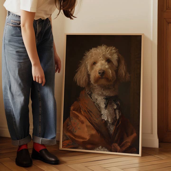 Ink & Drop - Wholesale Art Print - Cockapoo Dog Portrait Print5