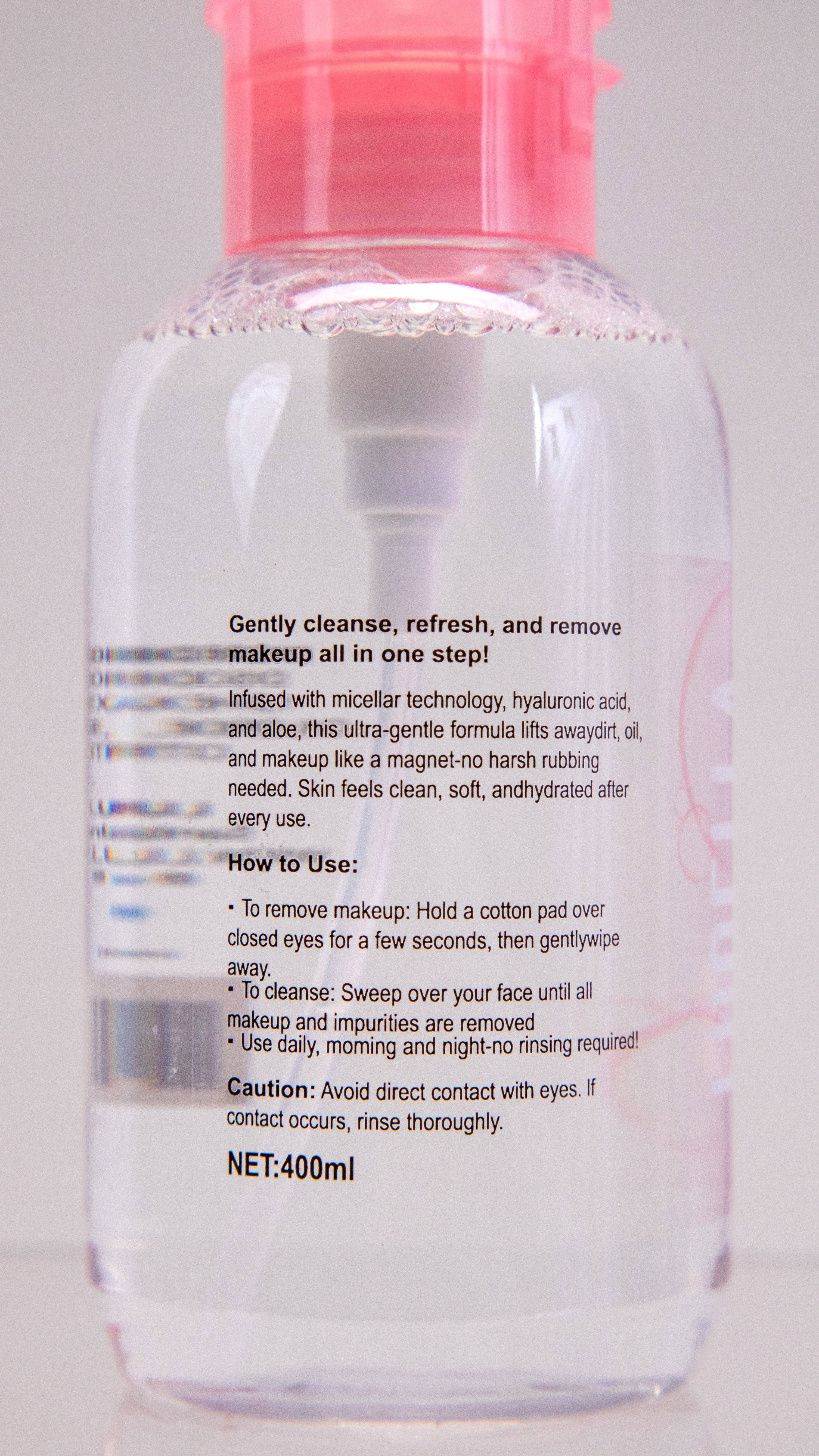 Lurella Cosmetics – wholesale Make-up remover – Micellar Cleansing Water4