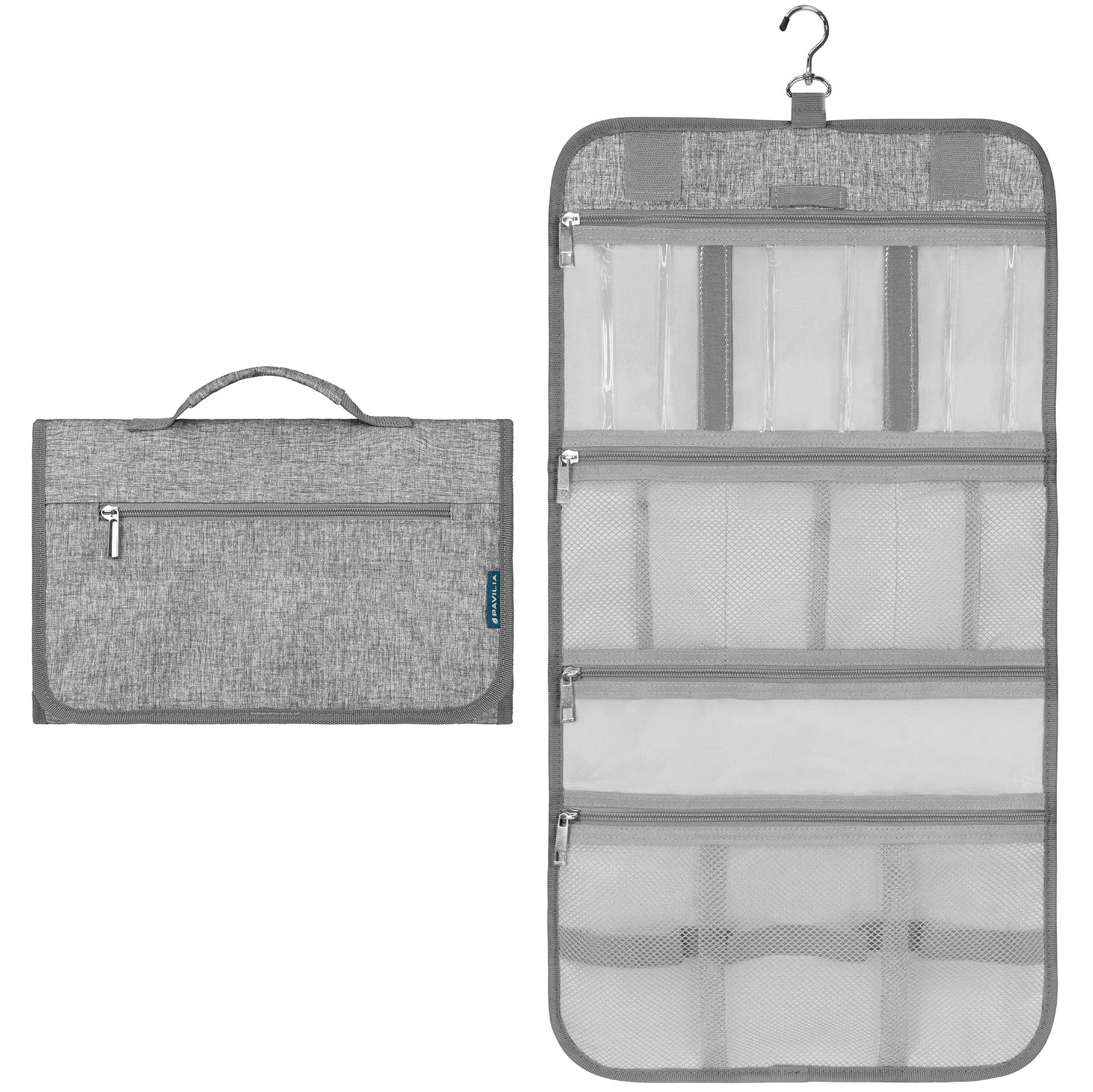 Pavilia - Wholesale Toiletry Bag - Unisex - Rollout Hanging Toiletry Organizer Bag2