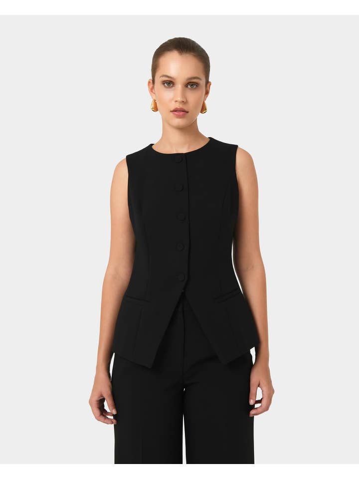 Forcast - Wholesale Outerwear Vest - Women's - Forcast Women's Nikki Longline Vest