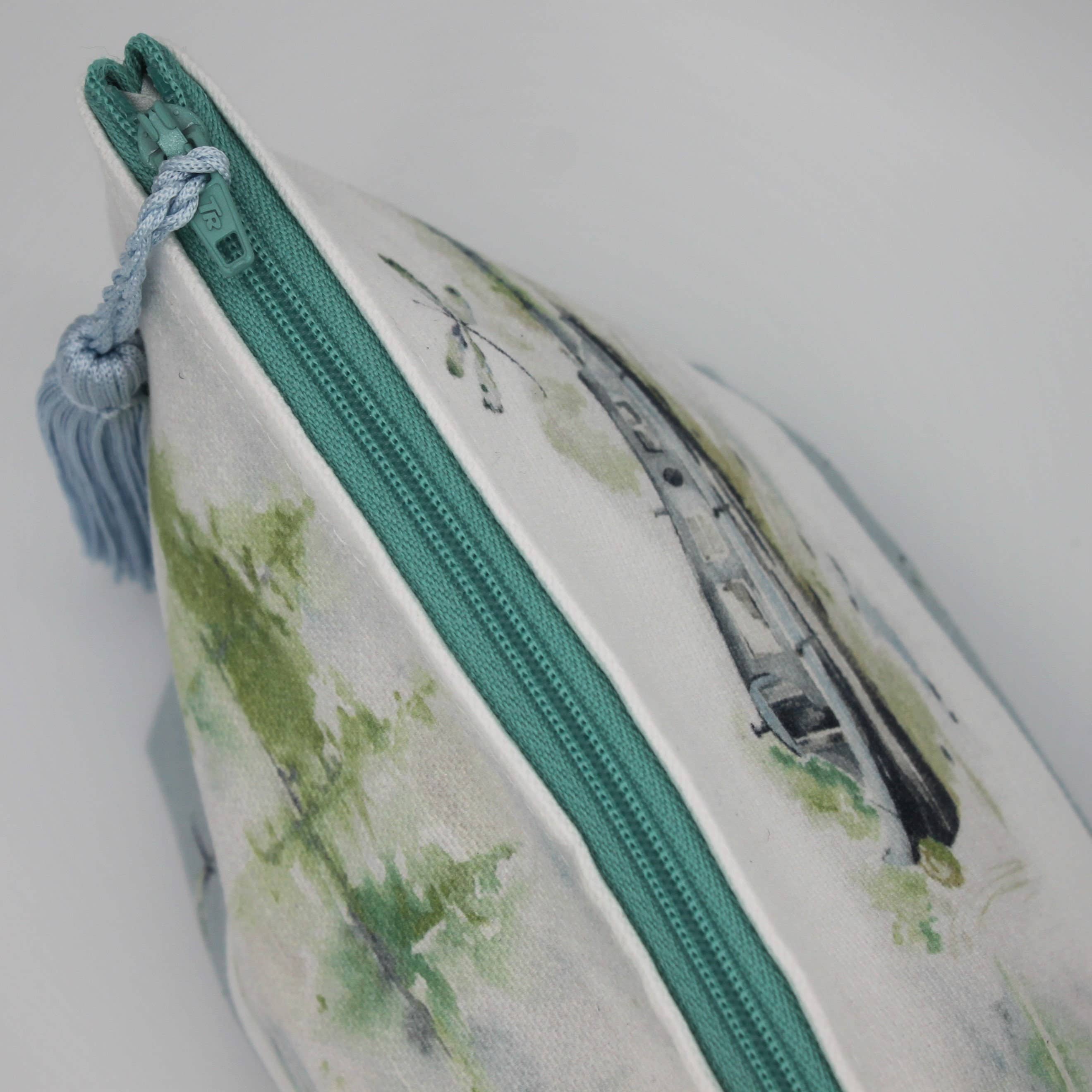 Aqua by Design - Wholesale Makeup/Cosmetic Bag - Cosmetic Bag, Canal Boats & English Countryside design3