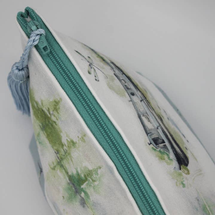 Aqua by Design - Wholesale Makeup/Cosmetic Bag - Cosmetic Bag, Canal Boats & English Countryside design3