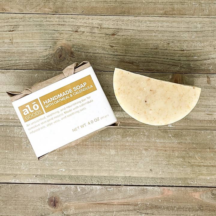 Oatmeal and Calendula Fragrance Free Hand and Body Soap for wholesale by Alo Goods