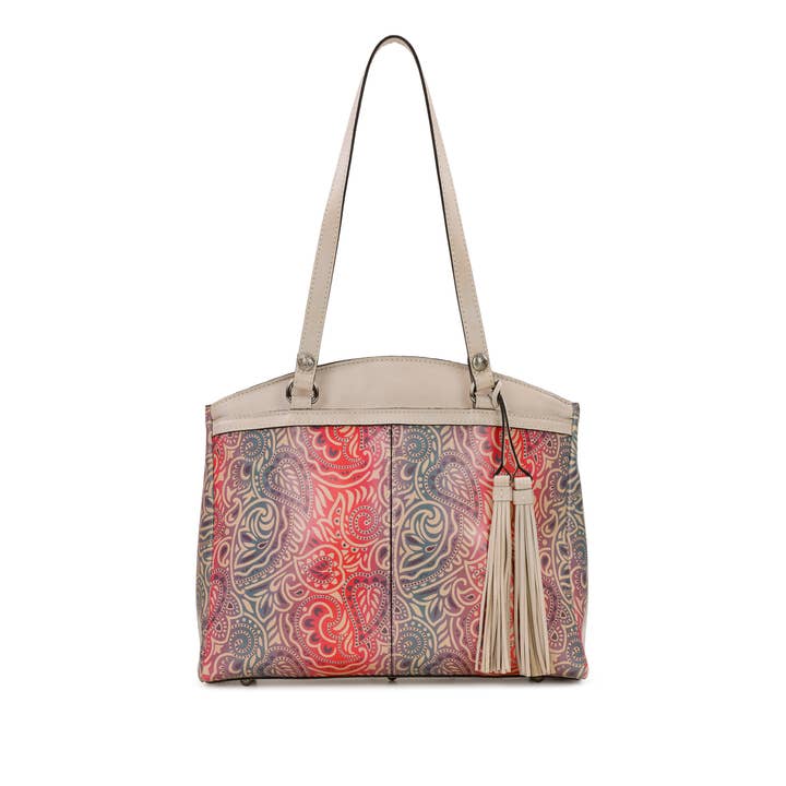Greek Ombre Patricia Nash Poppy Tote for wholesale on Faire