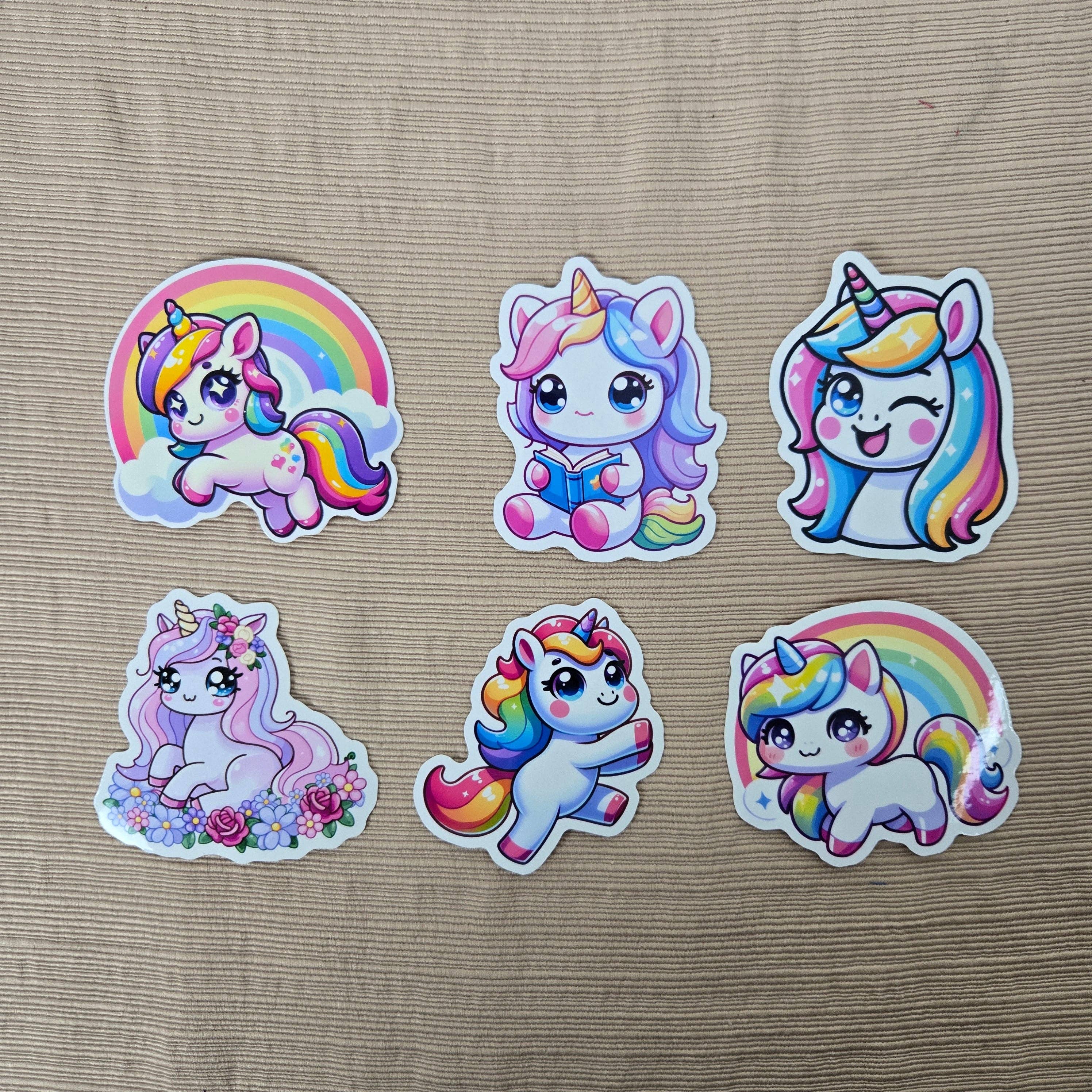 Vegas Custom Creations - Wholesale Sticker - Unicorn Series 2 Stickers1