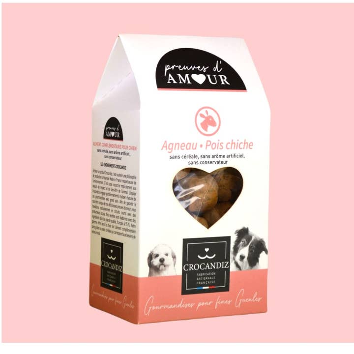 Lamb dog biscuits, dog treats for wholesale by Crocandiz