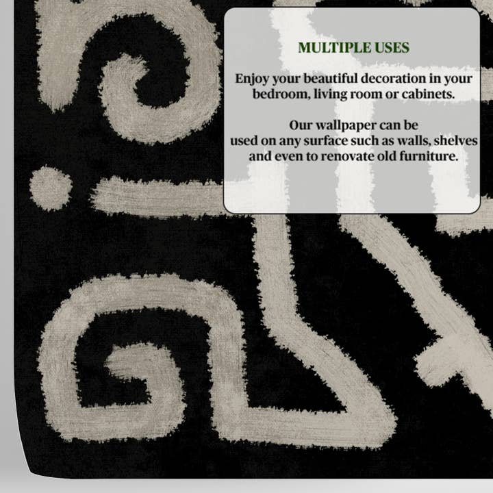 Wallpapers4Beginners - Wholesale Wallpaper - Sfondi Astratti in Bianco e Nero Audaci4