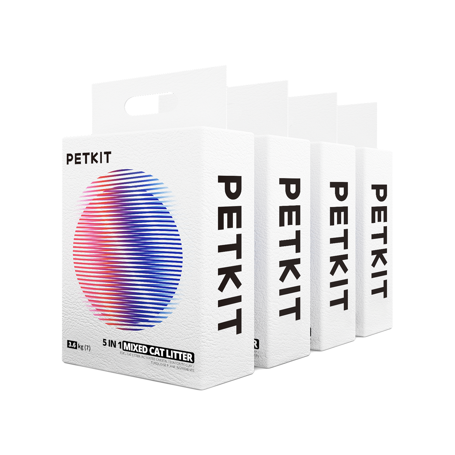 PETKIT - Wholesale Cat Litter Box - Flushable Clumping Cat Litters - 4 Bags0