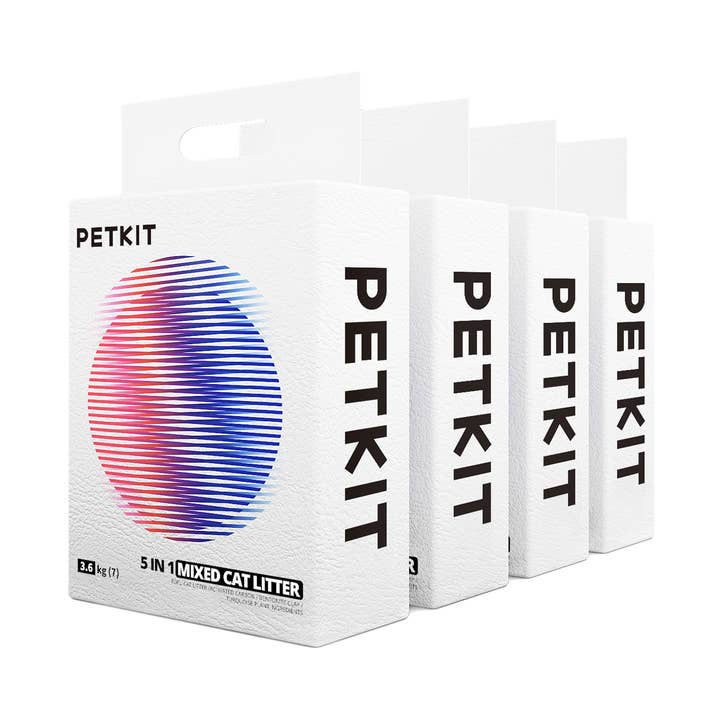 Litières agglomérantes jetables dans les toilettes pour chats - 4 sacs pour la vente par PETKIT
