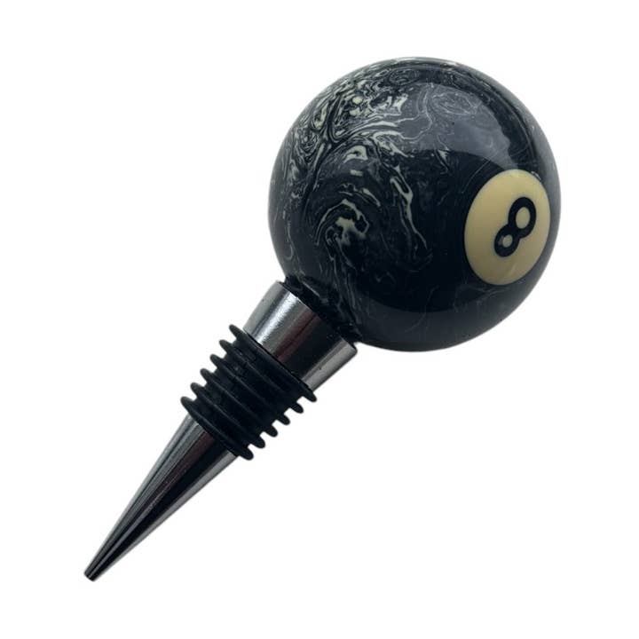 SPORTGIFTZ Pool Ball Wine & Spirit Bottle Stopper ? Stylish Billiards-Themed Seal for Bottles Up to 22mm ? Perfect Gift for Pool & Wine Lovers for wholesale by SPORTGIFTZ