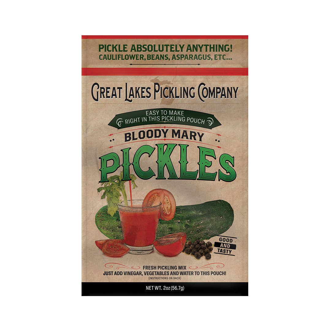 Great Lakes Pickling Company LLC - Wholesale Pickled Vegetables - Pickle Them All - Pickling Pouch Variety Bundle (New!)6