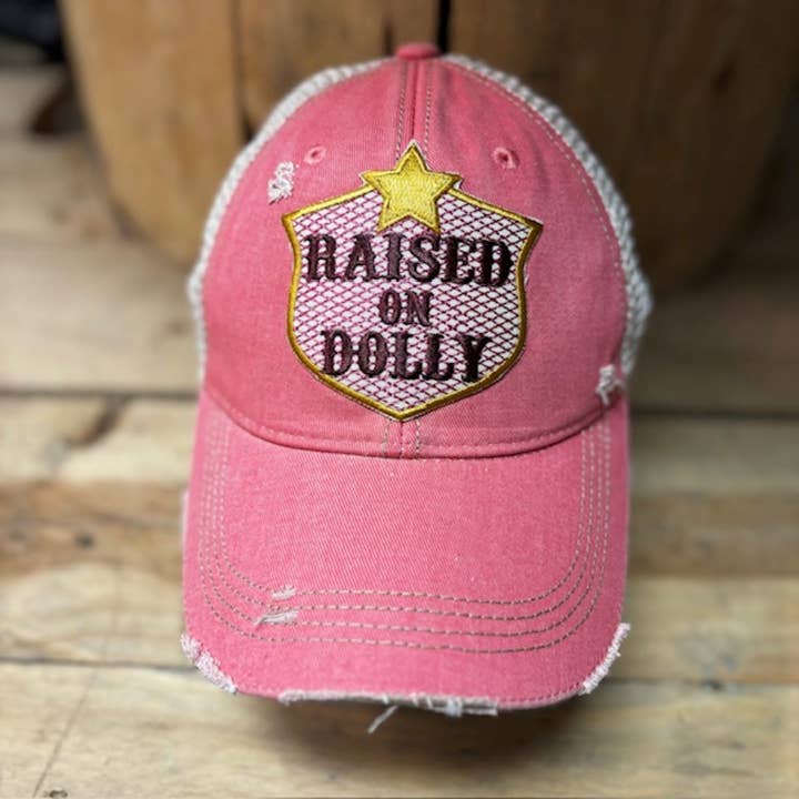 The Goat Stock - Wholesale Baseball Cap - Unisex - Raised on Dolly Hat~New Design~