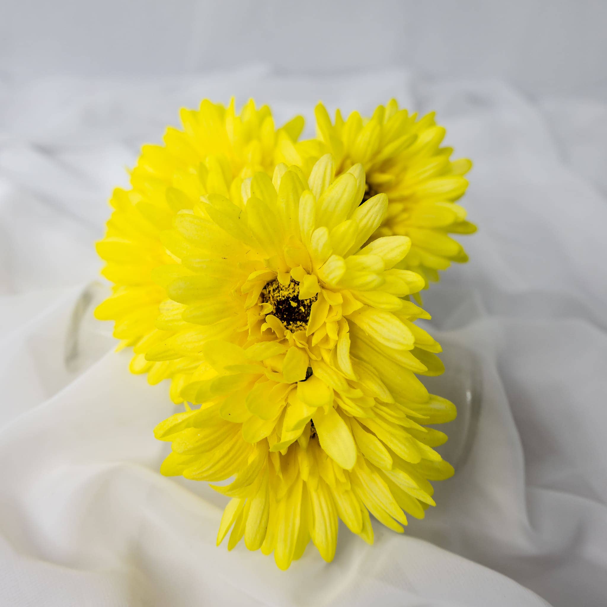 Realistic Artificial Flowers - Wholesale Artificial Flowers - Yellow Real Touch Gerbera - Realistic Artificial Flowers1