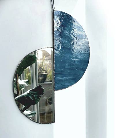 Espejo asimétrico de vitrales, espejo de vitrales, para venta al por mayor de mARTaart