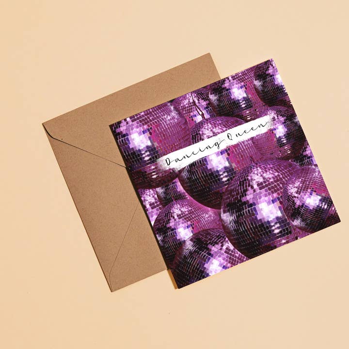 Dancing Queen Greetings Card for wholesale by Fi Moszoro Design & Illustration