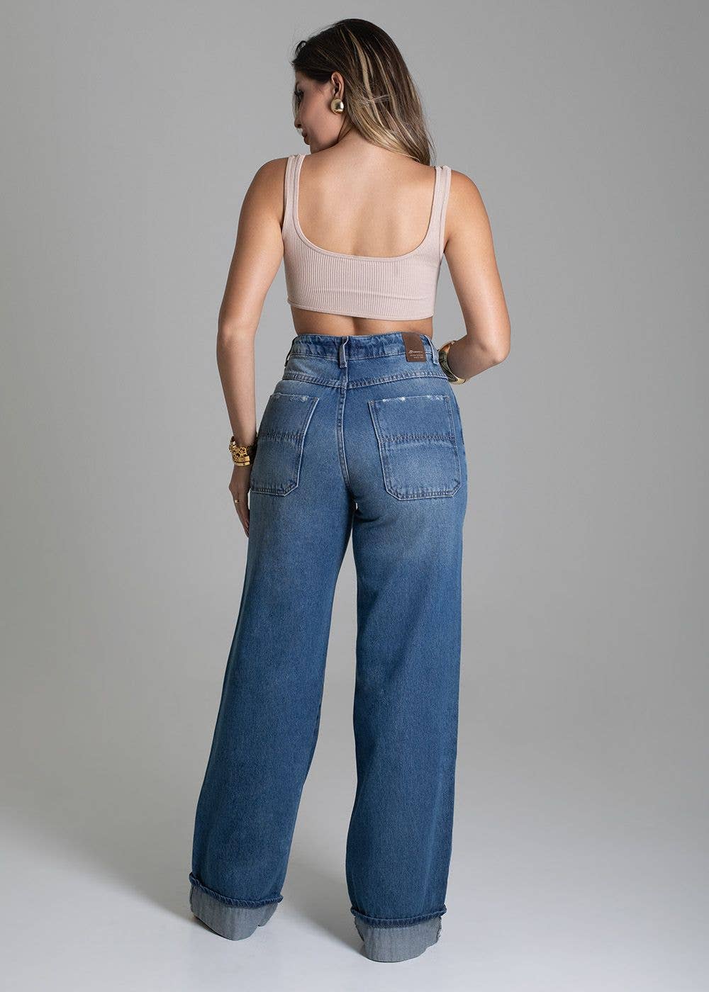 Sawary Jeans - Wholesale Jeans - Women's - Sawary Wide Leg Jeans2
