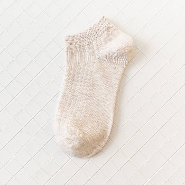 ACCITY - Wholesale Socks - Women's - INSTEP VERTICAL WRINKLE ANKLE SOCKS_CWMS0903