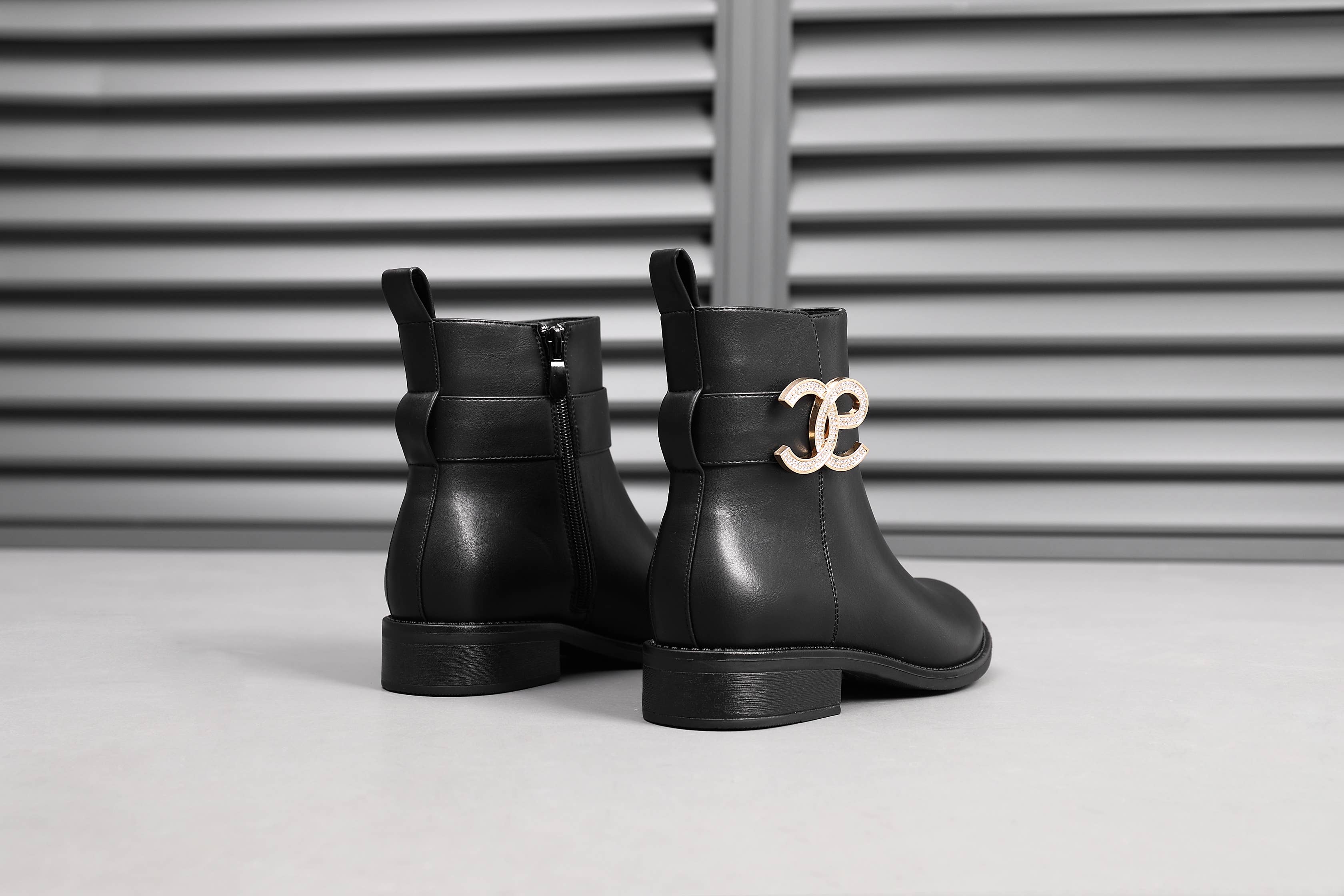 Top Staka – wholesale Stövletter – Baby – A2353 Ankelstövlar med spänndetalj7