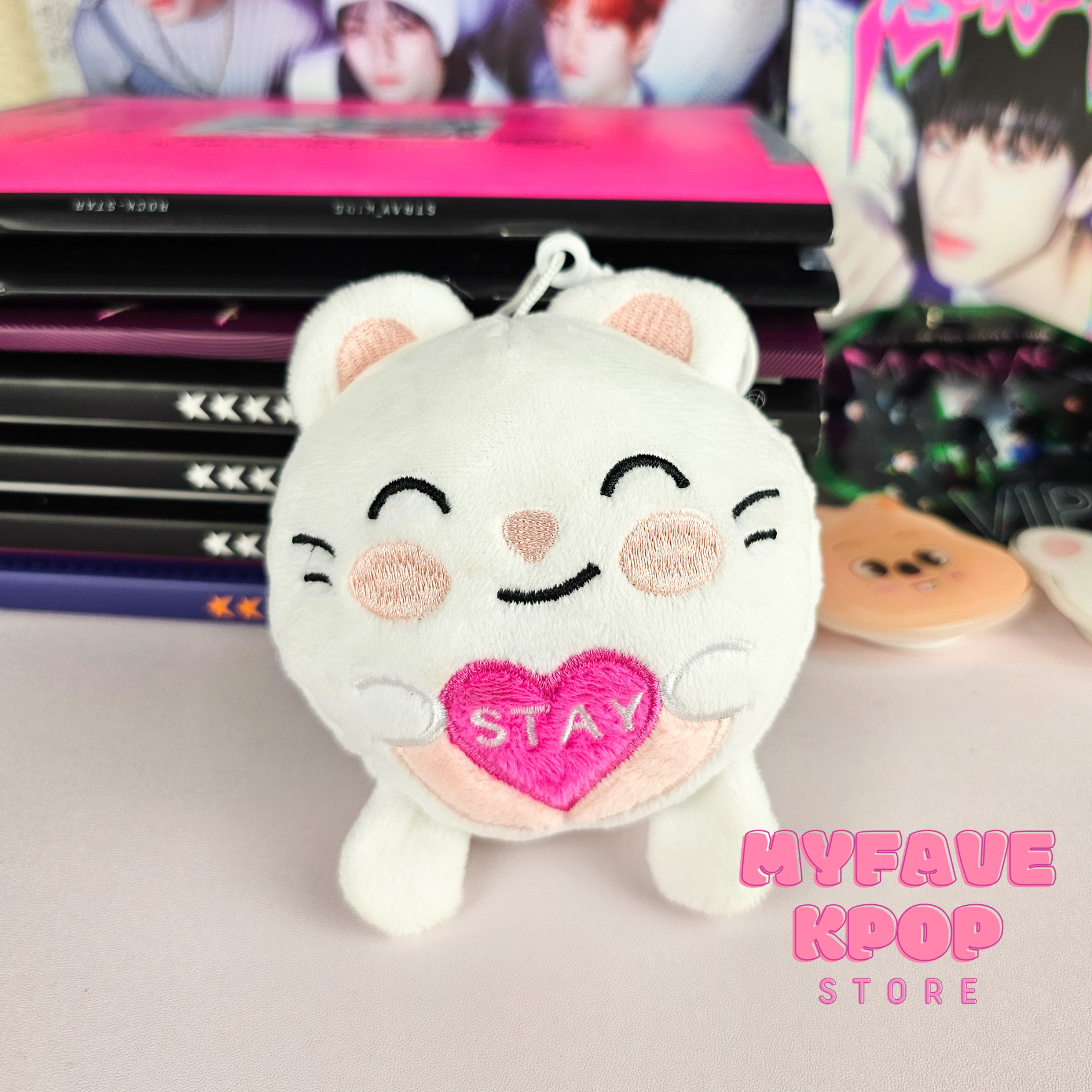 MyFaveKpop Store - Wholesale Phone Grip - Skzoo-ball Love Stay Plushie Keychain Kpop Gift2