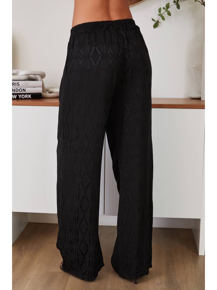 MILIO MILANO – Calças - Mulher por atacado – CALÇAS COM ESTAMPA GEOMÉTRICA COM BOLSO (22.4015-GEO)6