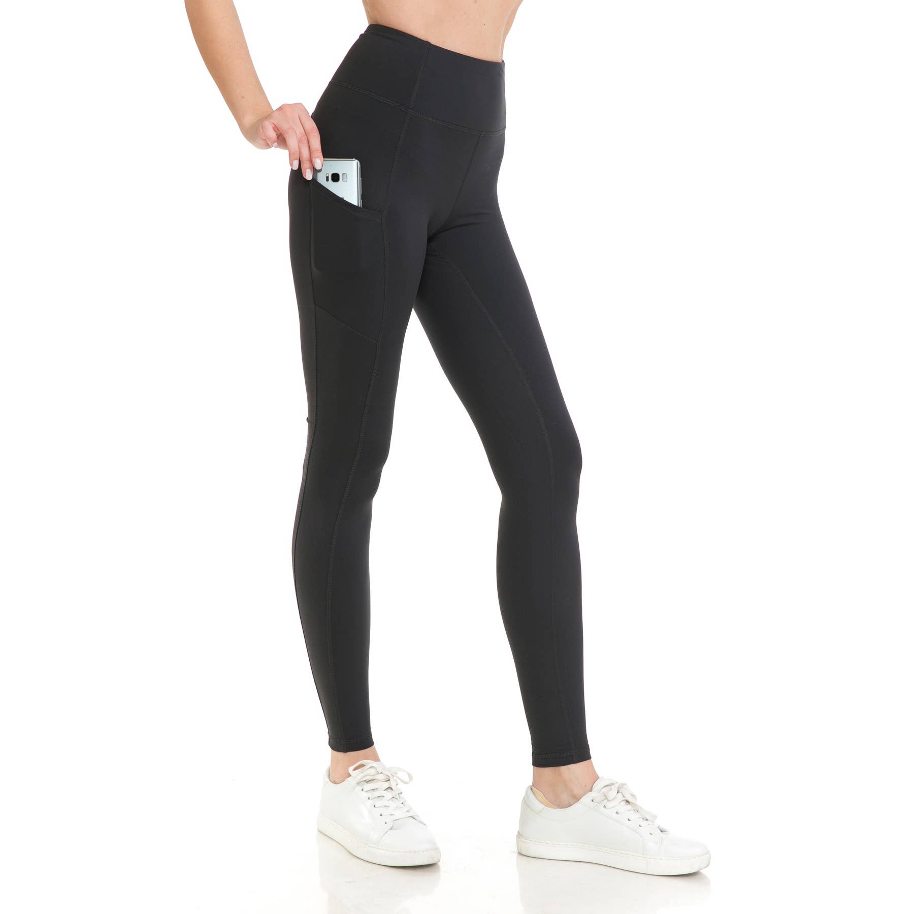 Leggings Depot - Venta al por mayor Leggings deportivos/cómodos - Mujer -  Leggins deportivos de cintura alta - Bolsillos laterales4