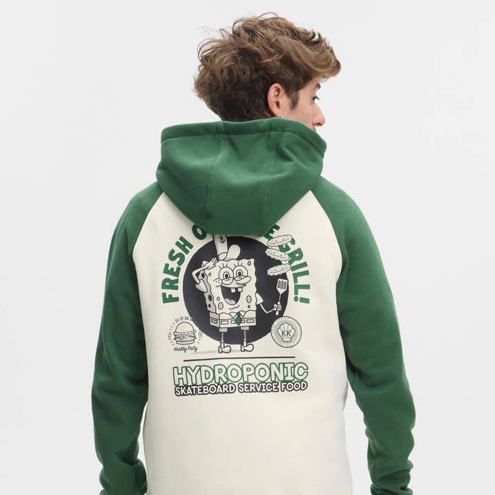 Hydroponic - Wholesale Hoodie - Men's - SB Fresh HD 02 - Dark Green/Off White1