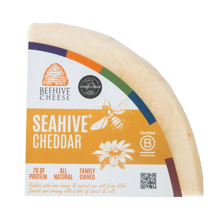 Seahive Cheddar 1/5LB Case for wholesale by Beehive Cheese Co. LLC