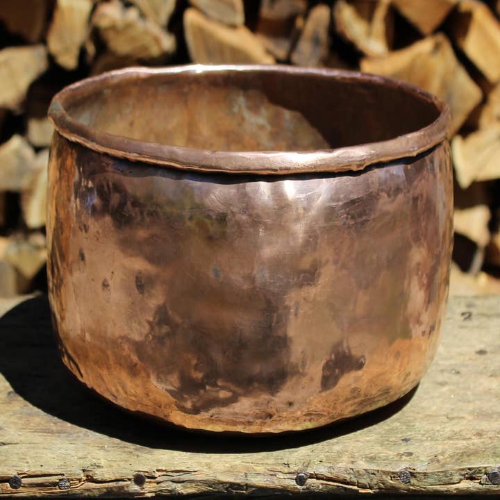 Vaso da Fiori in Rame Martellato Artigianale – Fioriera per Interni/Esterni for wholesale by La Casa del rame