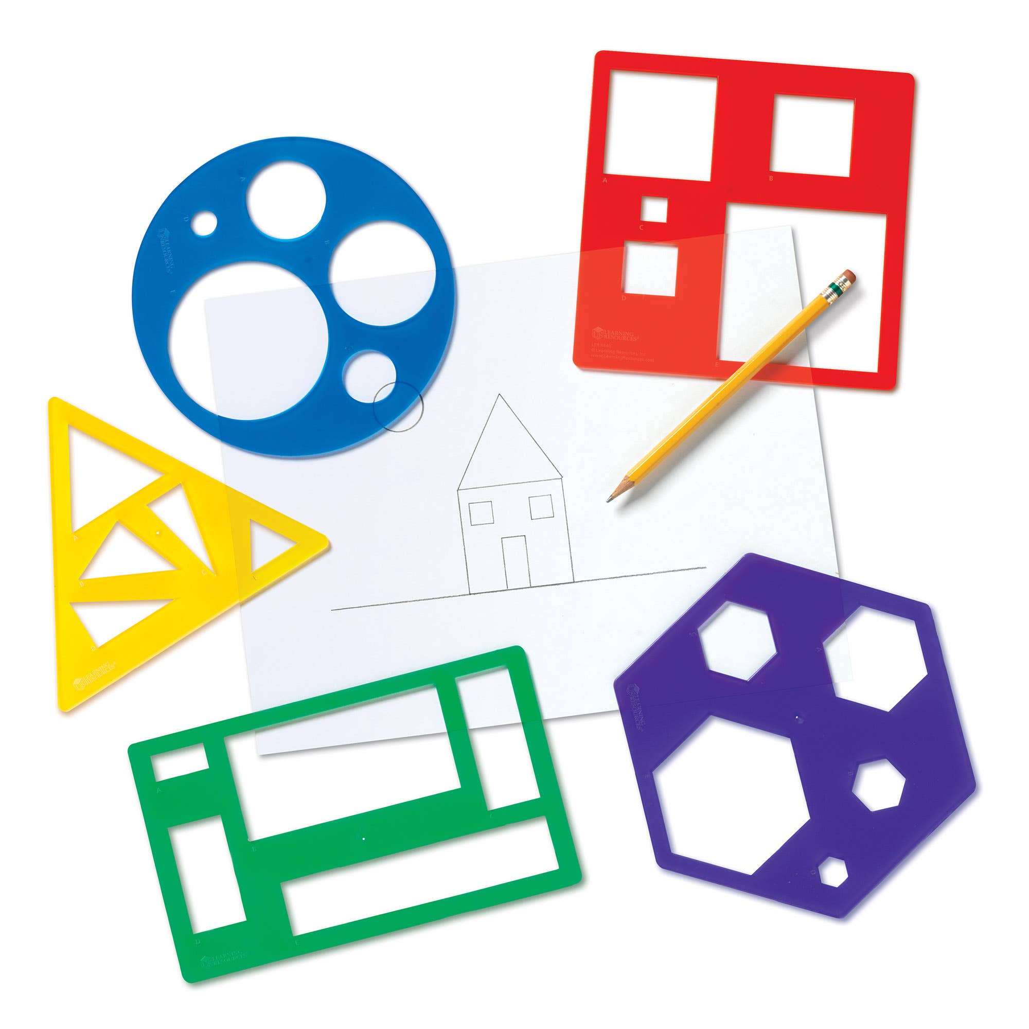 Learning Resources - Wholesale Toy Set - Kids - Primary Shapes Template Set4