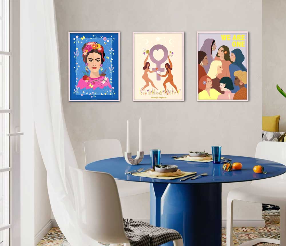 ViSSEVASSE - Vendita all'ingrosso Poster - FRIDA KAHLO - manifesto per la raccolta fondi7