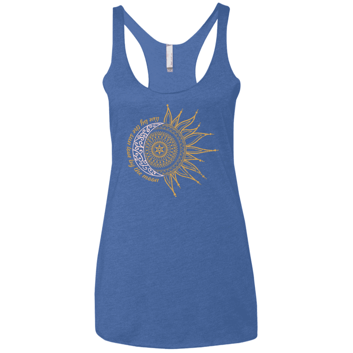 Soulful Wear – wholesale Tank top – Women′s – Live By The Sun Love By The Moon Text Version5