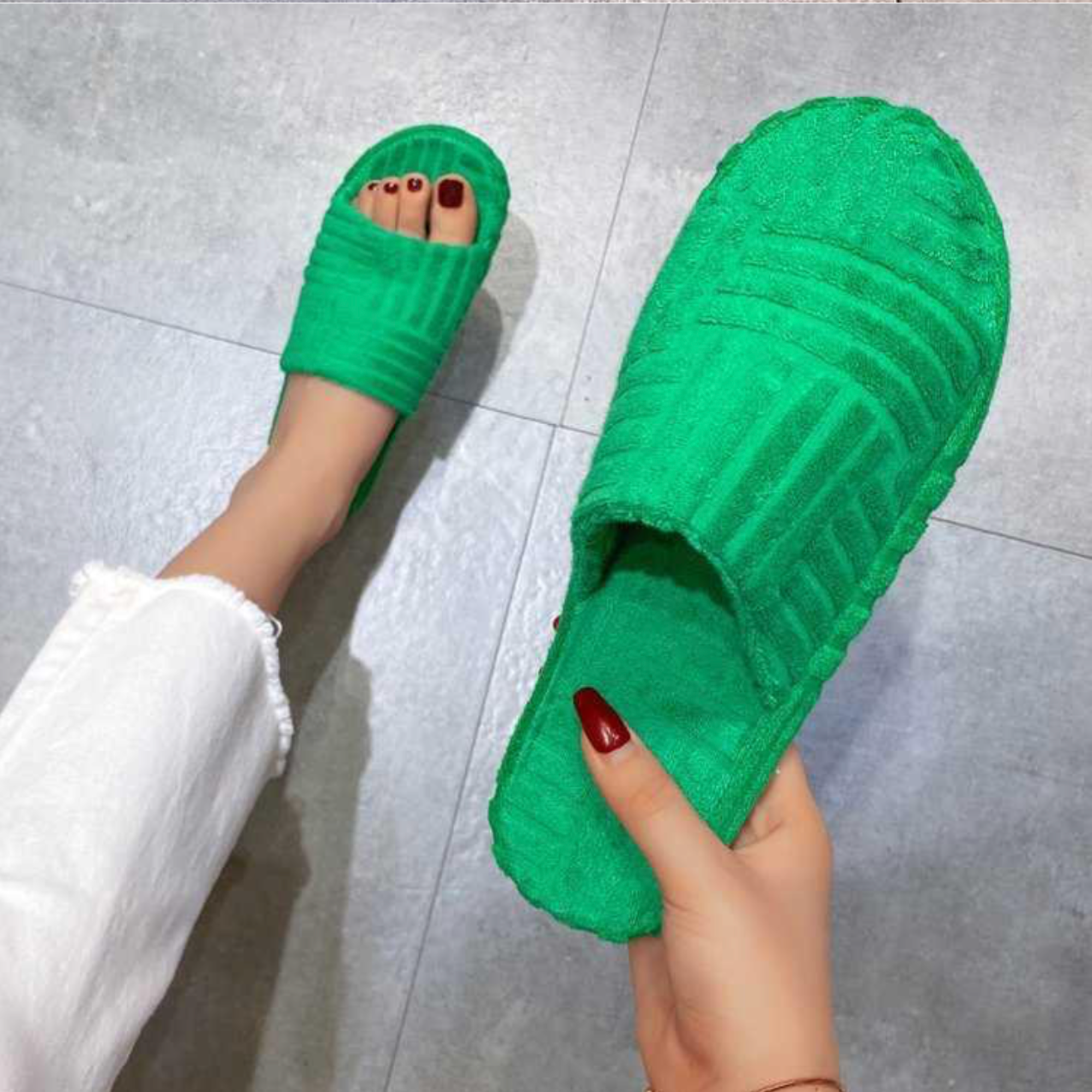 DrifWoo - Vente Chaussons – femme - Sandales élégantes pour femmes, pantoufles de maison, chaussures d'été pour femmes2