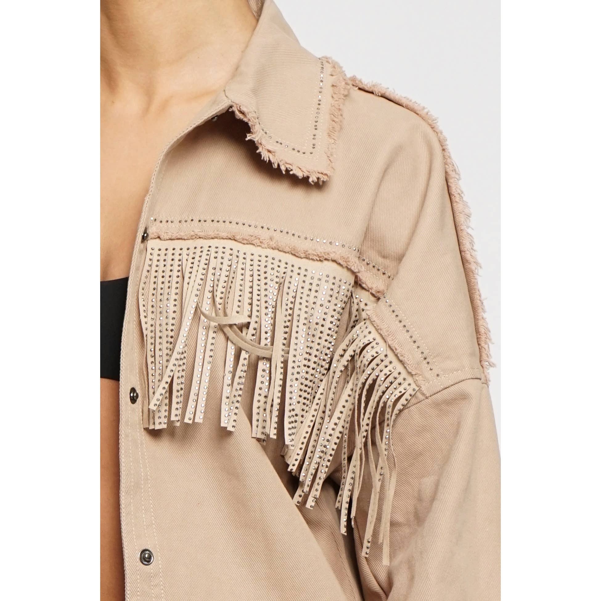 Sans Souci – Engroshandel Denimjakke - Dame – FRYNSET DENIM JAKKE15