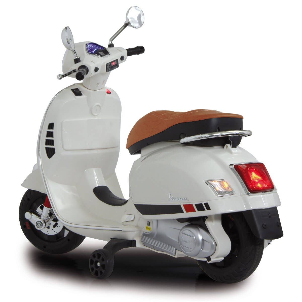 mhw24 - Venta al por mayor Bicicleta/patinete - Niños - Moto eléctrica Vespa GTS 125 blanca para niños 12V5