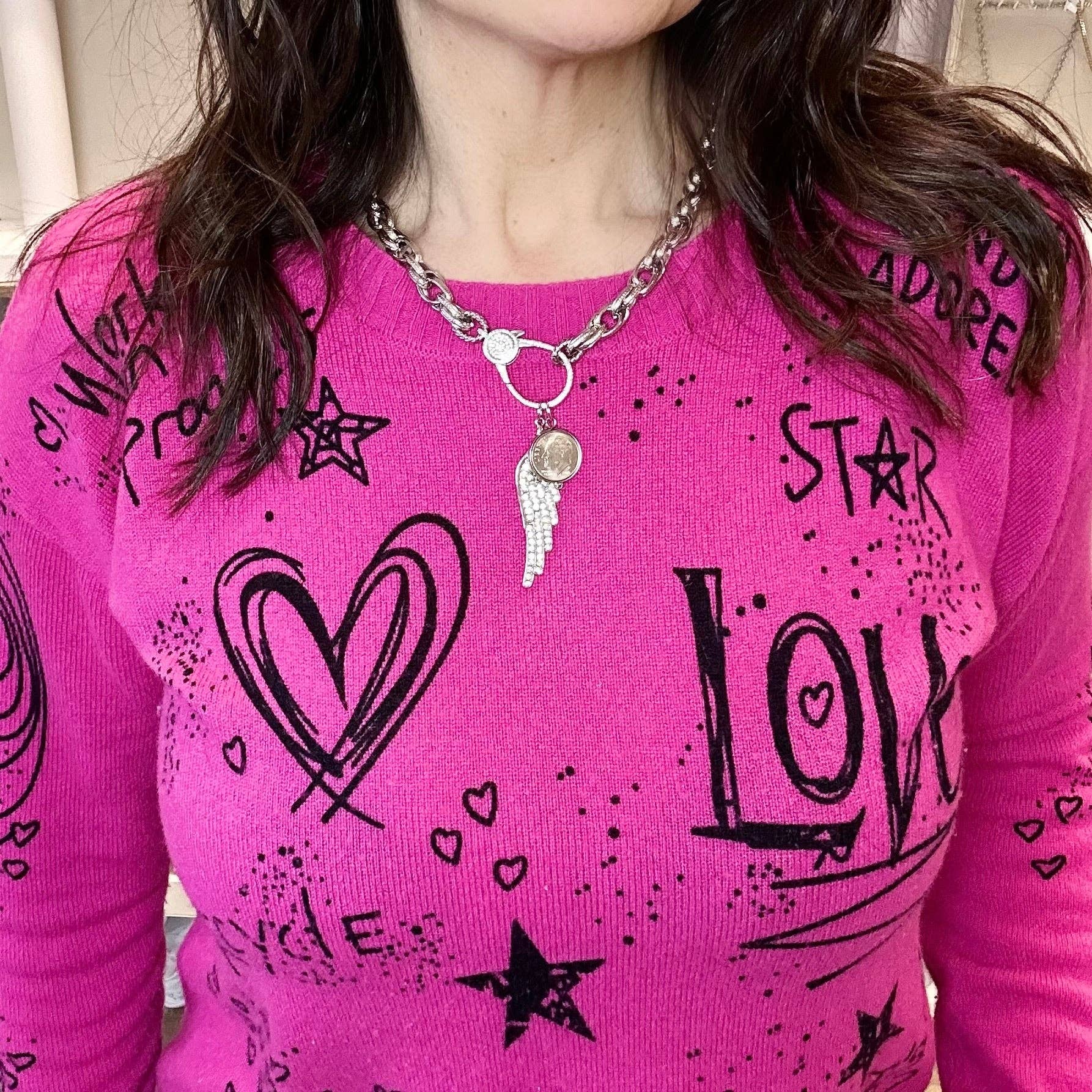 Love, Lisa – wholesale Individual charm/pendant – Celestial Guardian Wing Pendant1