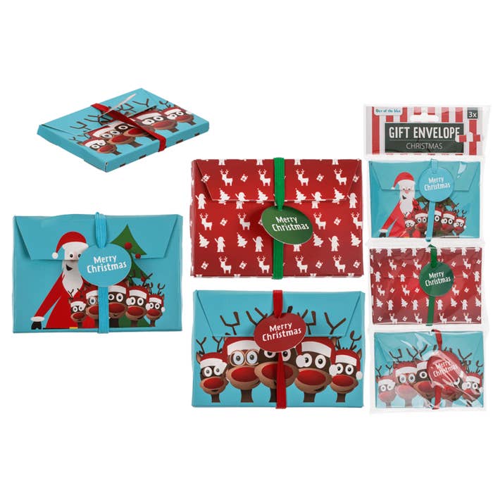 Out of the blue KG - Wholesale Envelopes - Gift envelope for money, set of 3,
