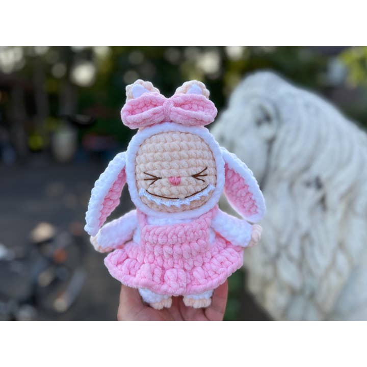 TOMOPOD LLC - Wholesale Stuffed/Plush Toy - Kids & Baby - Crochet Funny Labubu, Labubu Doll Decor Table, Cute Gift7