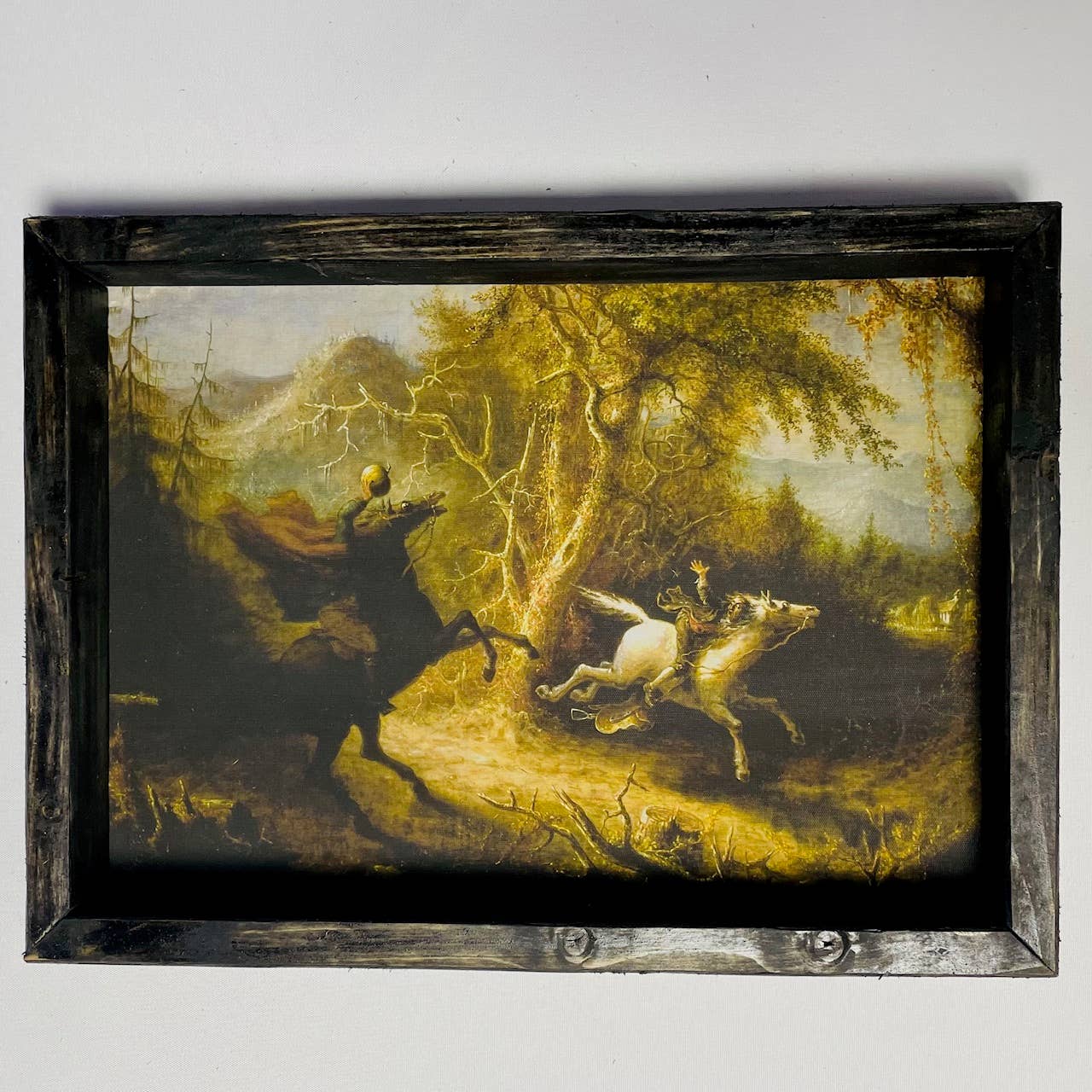 LAND OF COTTON - Vente Affiche d'art - Impression encadrée du Cavalier sans tête à Sleepy Hollow0