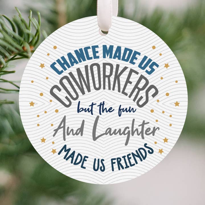 Décoration de Noël Chance Made Us Coworkers pour la vente par cuteful creationz