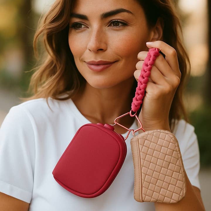 Dual Color Woven Wristlets for wholesale by Queens Designs