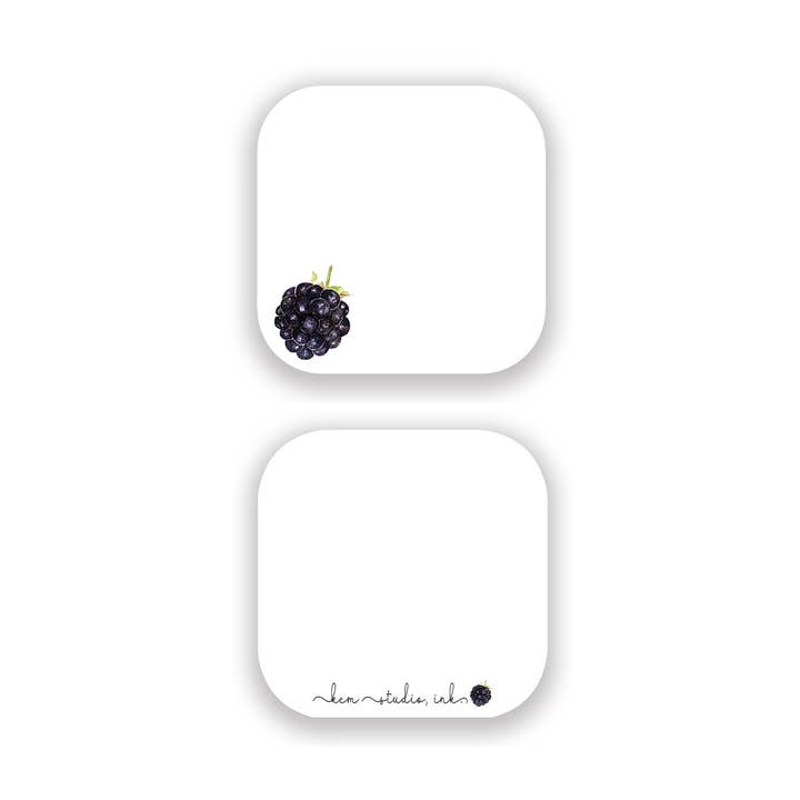 Pocket Squares™ 10 Notecards - Blackberry for wholesale by kcm studio, ink.