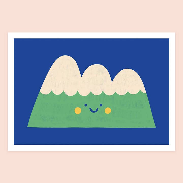 Illustratie van Happy Mountain voor wholesale door Marylou Chalon