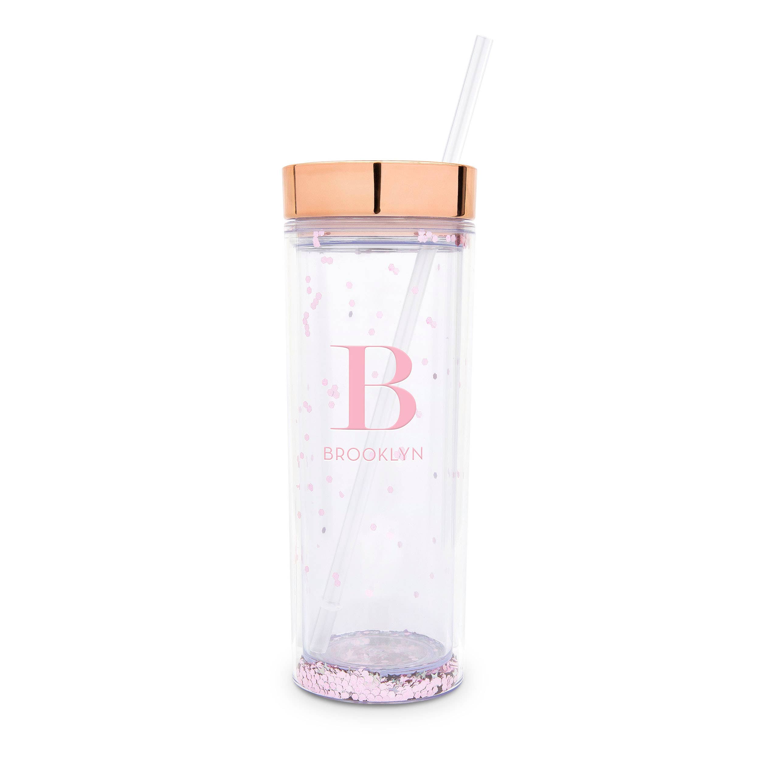 Weddingstar Inc. – wholesale Insulated mug/tumbler – 17 oz. Insulated Plastic Drink Tumbler-Modern Serif Monogram16
