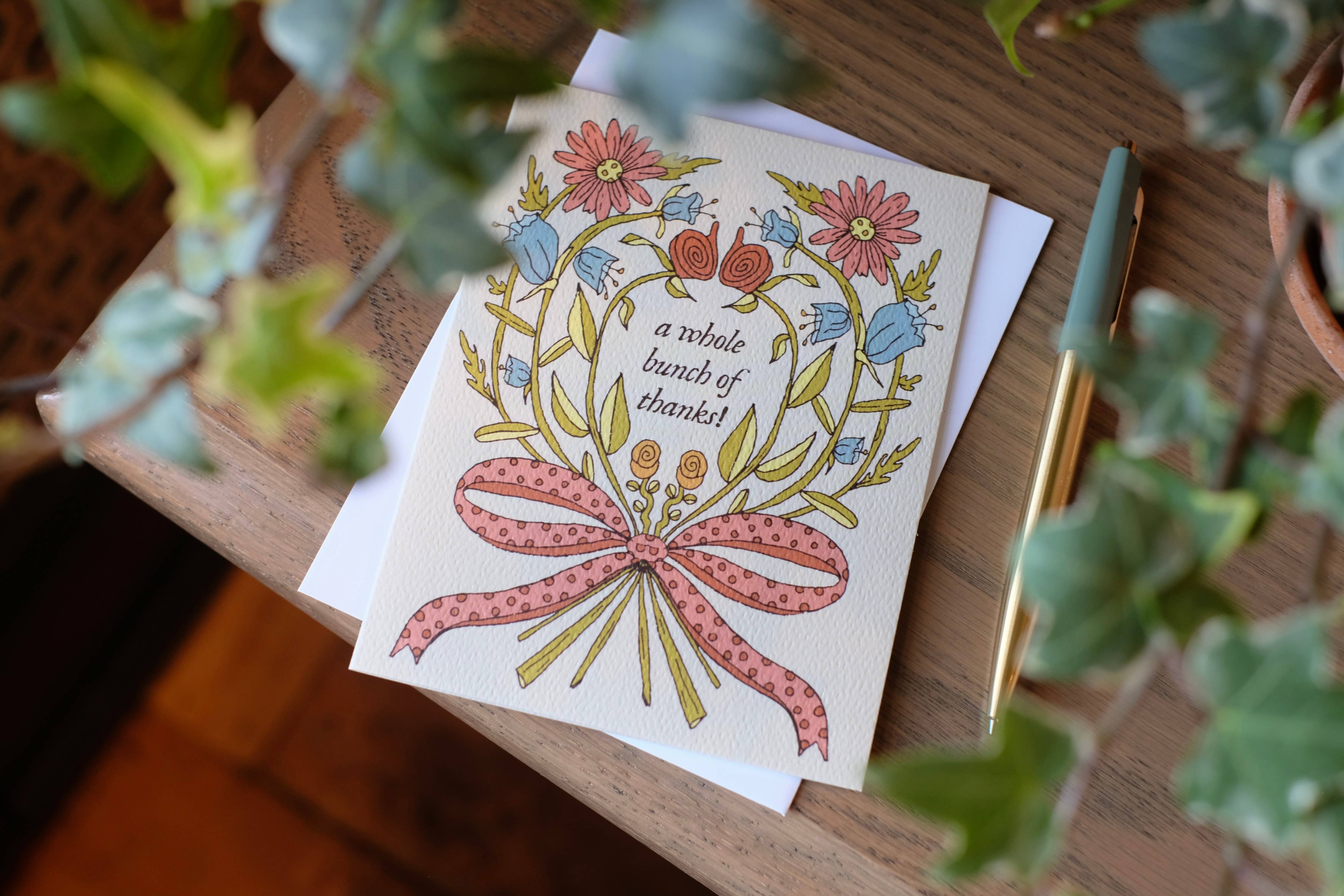 annalisa v. sawtell - Wholesale Stationery/Notecard Set - Bunch of Thanks | Boxed Card Set of 8 | A27