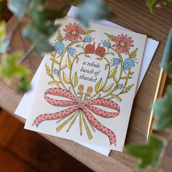 annalisa v. sawtell - Wholesale Stationery/Notecard Set - Bunch of Thanks | Boxed Card Set of 8 | A27