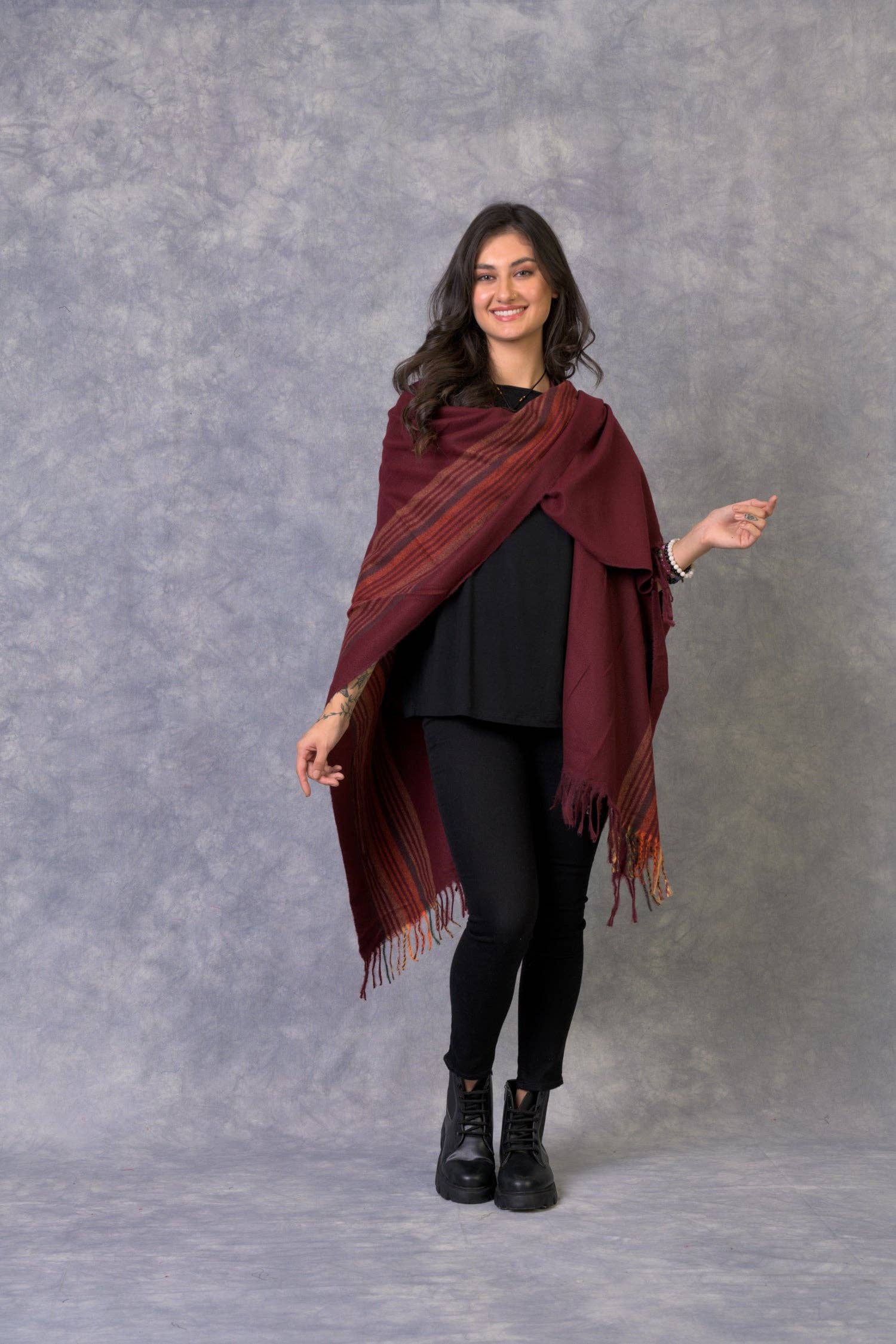 Assorted Rhea Opulent Poncho for wholesale on Faire11